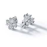 Diamond heart clovers