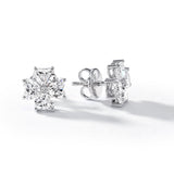 Diamond heart clovers
