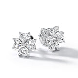 Doiamond clover earrings