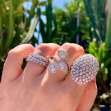 Three Marquise Diamond Ring
