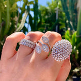 Three Marquise Diamond Ring