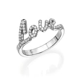 Diamond Love Ring