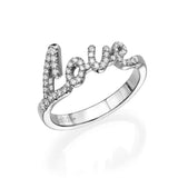 Diamond Love Ring