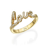 Diamond Love Ring