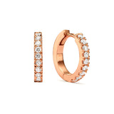 Classic Diamond Hoops