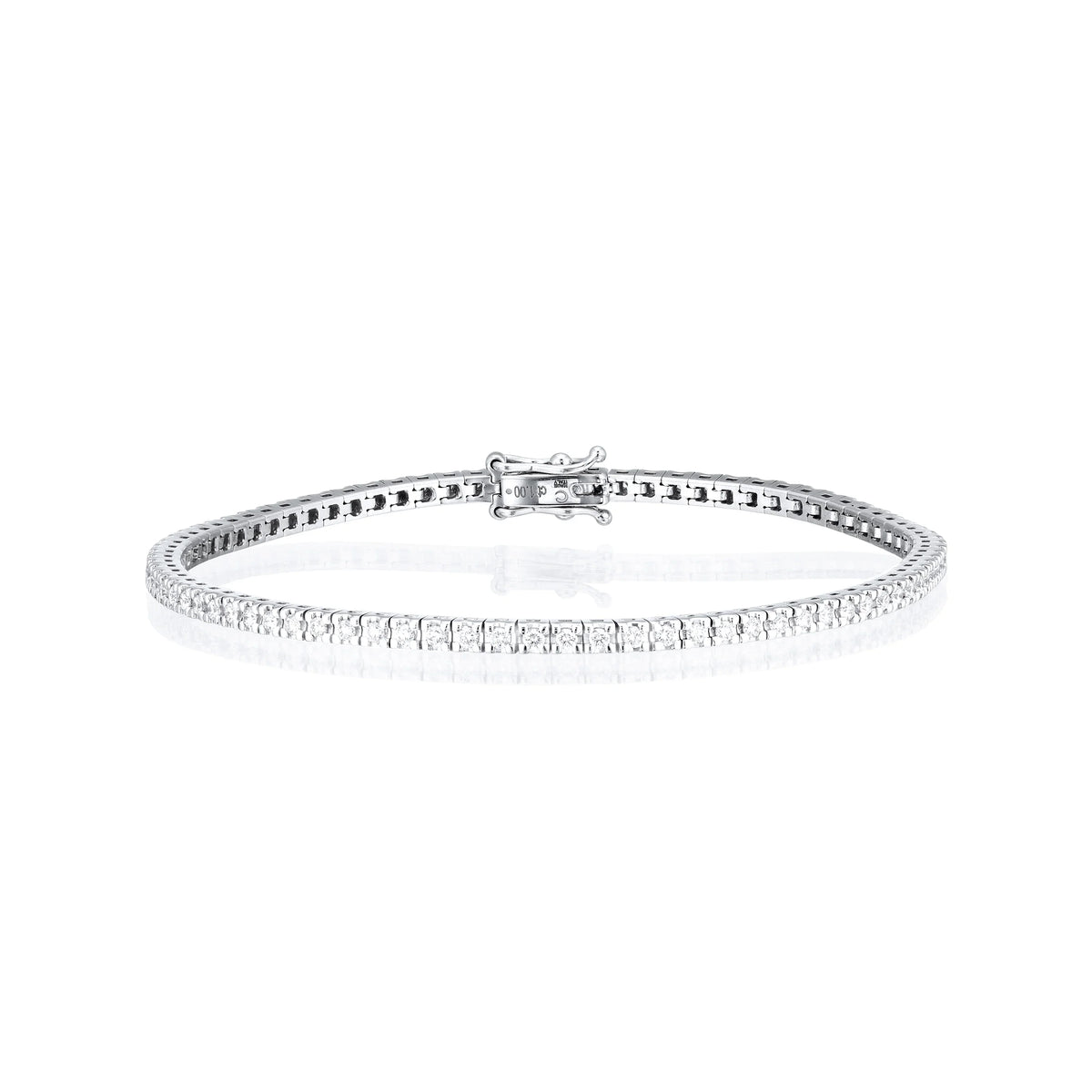 Classic 2 ct diamond tennis bracelet
