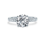 Round Solitaire 2ct engagment ring 18K