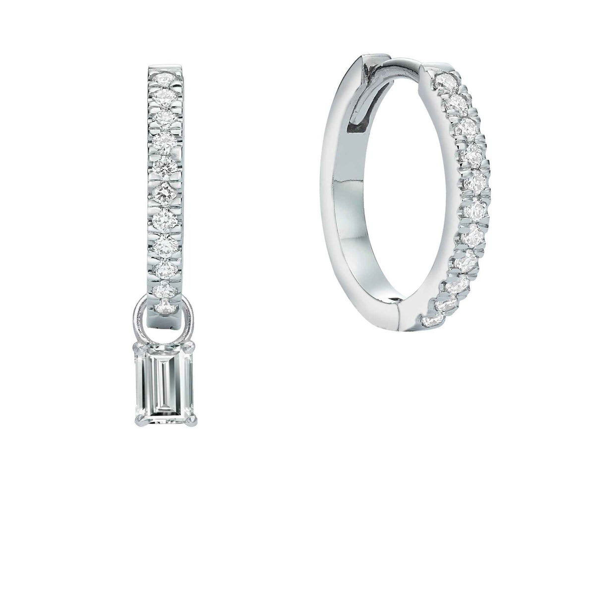 Emerald Shape Diamond Attachment