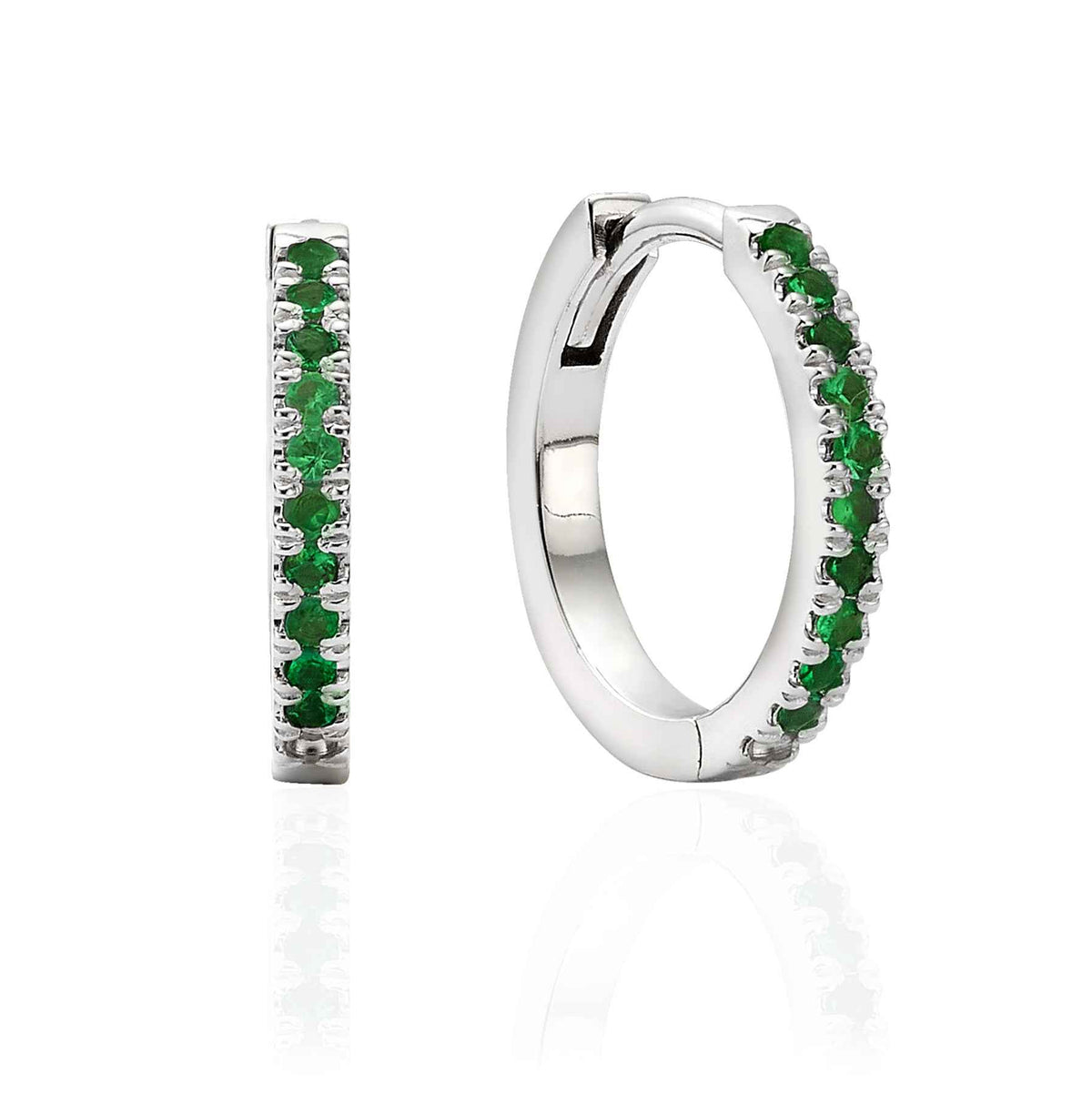 Emerald Hoops