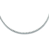 Diamond Tennis Necklace closeup