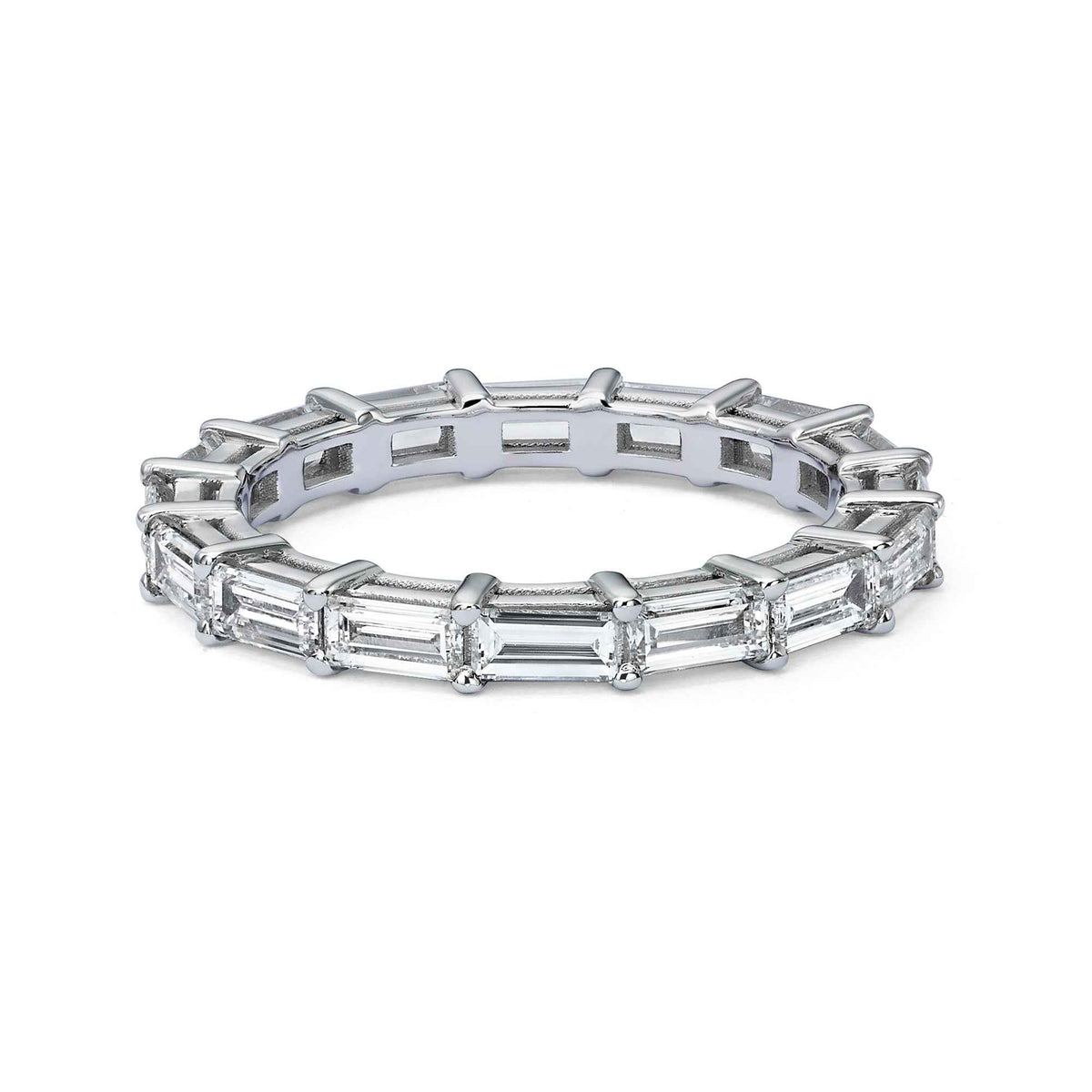 East-West Baguette Eternity Ring