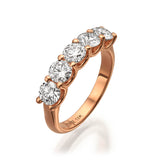 5 Round Brilliant Eternity Ring