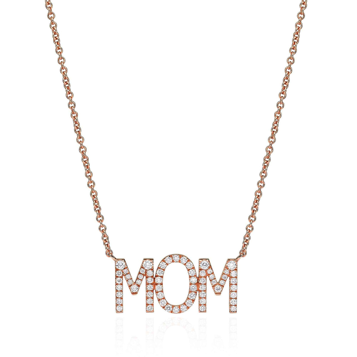 Diamond MOM necklace
