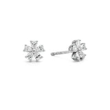 Mini Flower Diamond Studs
