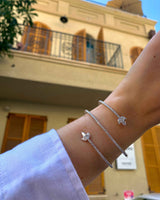 Spiral Diamond Flexible Bangle