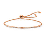 Diamond half Tennis Bracelet 0.50ct rose gold