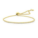 Diamond half Tennis Bracelet 0.50ct Yellow gold