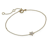 Gold and Diamond Mini Star Bracelet