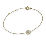 Diamond Clover Bracelet