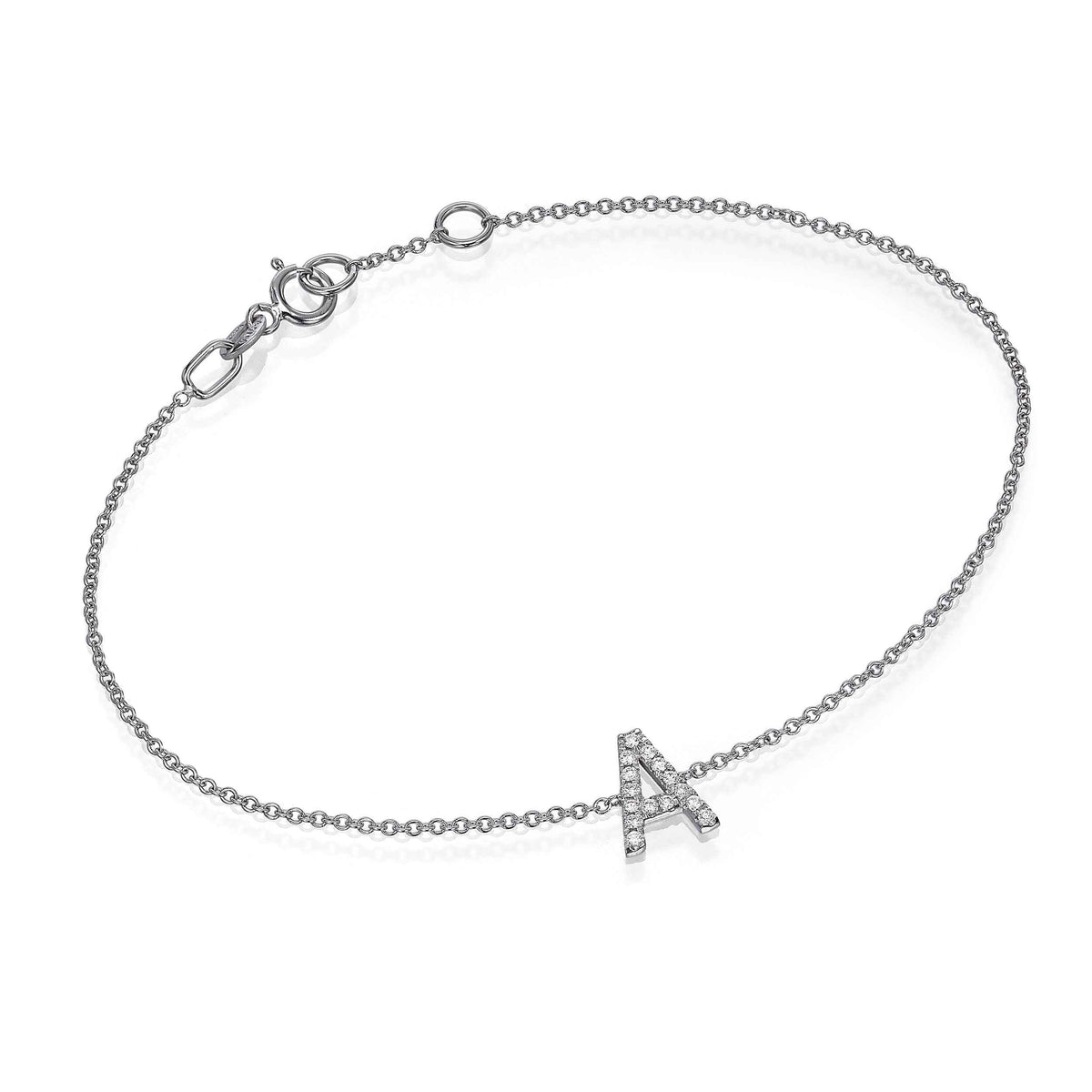 Diamond Initial Bracelet