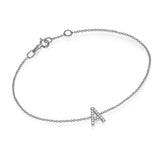 Diamond Initial Bracelet