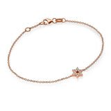 Mini Star of David Bracelet 18K Gold Fine Jewelry