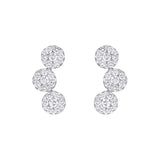Diamond Circle’s Trio Earrings