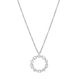 Marquise Circle Diamond Necklace