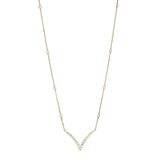 Diamond V Necklace