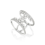 Snowflake Diamond Ring
