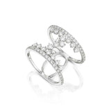 Snowflake Diamond Ring