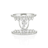Snowflake Diamond Ring