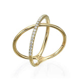 Diamond X Ring