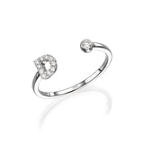 Diamond Initial Ring