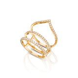 Sergeant Diamond Ring rose gold sideview