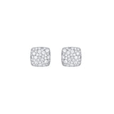 Packshot - Diamond Pave Cushions Earrings white gold 18K