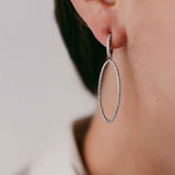 Drop Oval Hoops