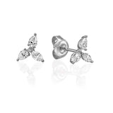 Diamond Triangle Earrings