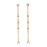 Diamond Chain Earrings