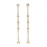 Diamond Chain Earrings
