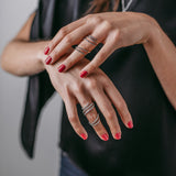Diamond Spiral Ring