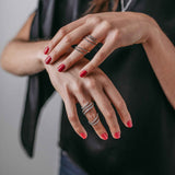 Diamond Spiral Ring
