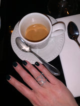 Braided Diamond Ring