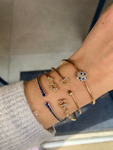 Snowflakes Bezel Bangle