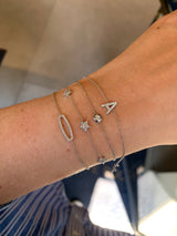 Triple Pave Star Bracelet