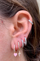 Enamel Heart Hoop attachment