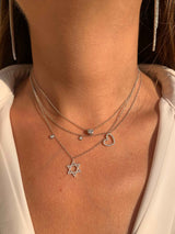 Diamond On A Chain Necklace