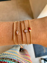 Lucky Fish Bracelet with Diamond Bezel