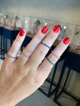 Sapphire Infinity Ring