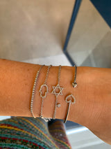 Diamond Half Tennis Bracelet 0.50ct